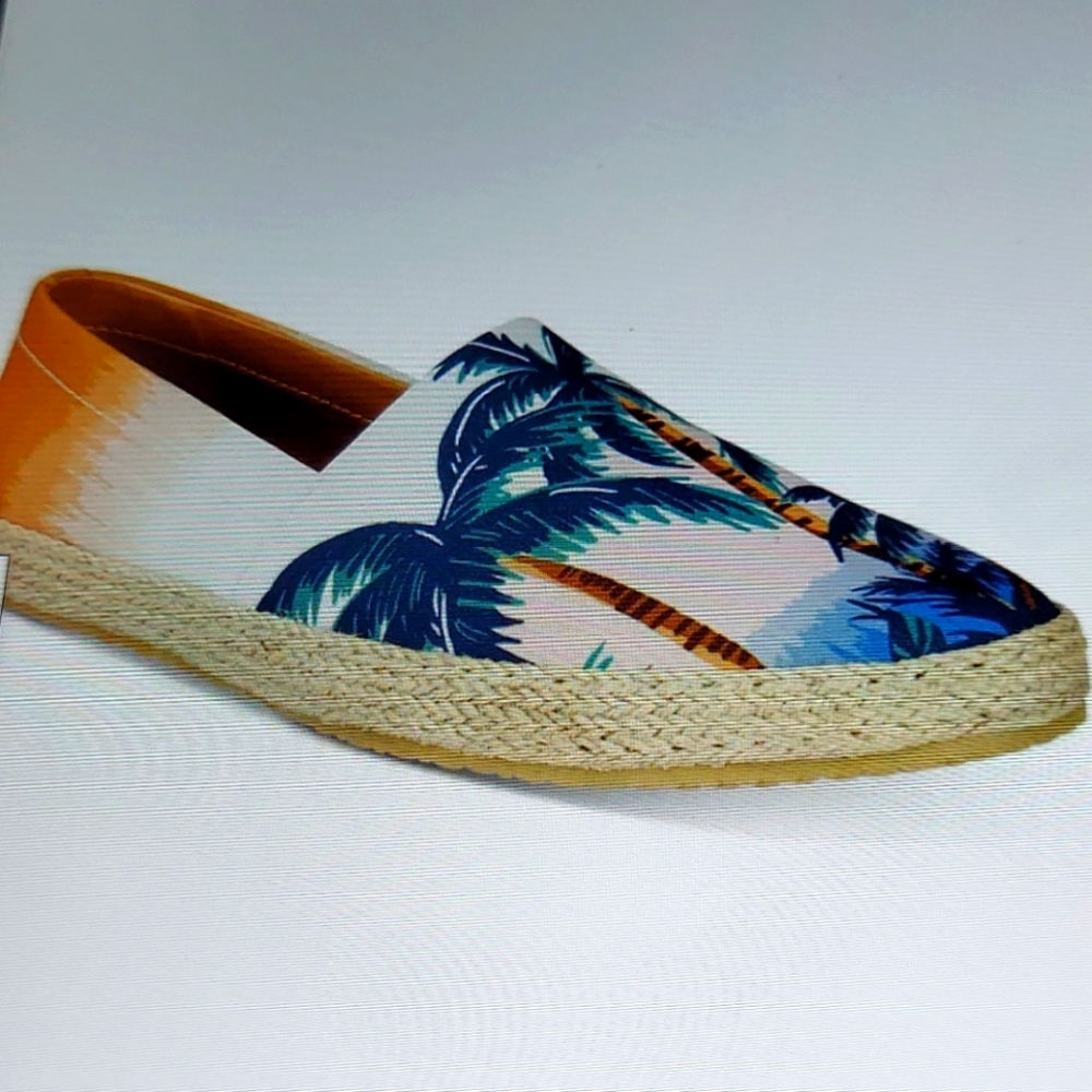 Men's Zariah print Espidrl Loafers.